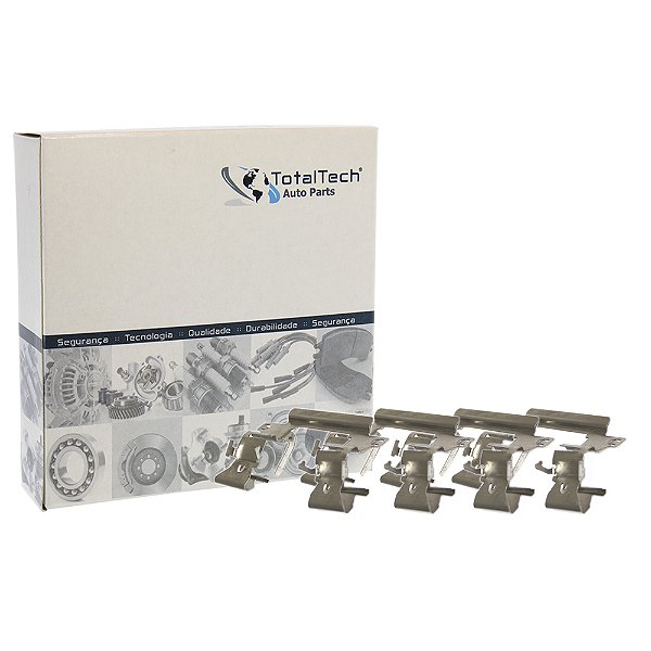 Kit 4 Molas Antiruídos Da Pastilha De Freio Dianteira Direita / Esquerda Ford Ranger 2013..../