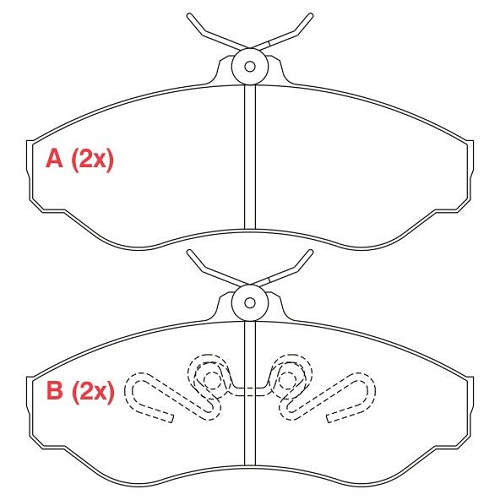 PASTILHA DE FREIO FREIO S-10