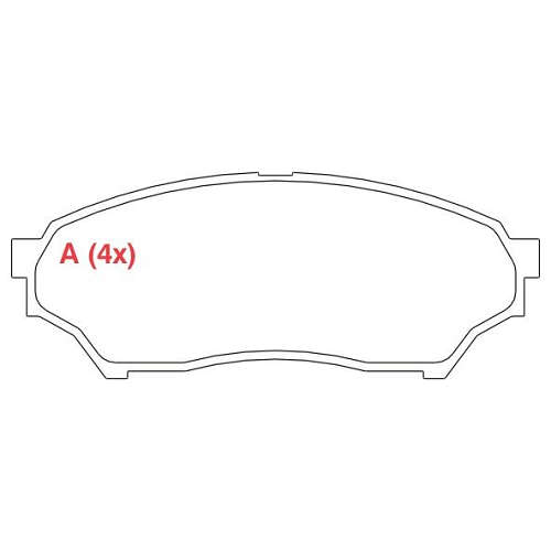 PASTILHA DE FREIO FREIO PAJERO IO