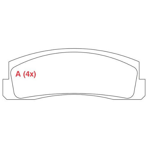 PASTILHA DE FREIO FREIO NIVA