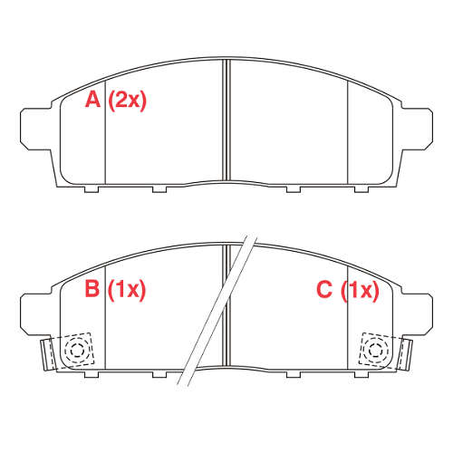 PASTILHA DE FREIO FREIO MITSUBISHI L200 TR