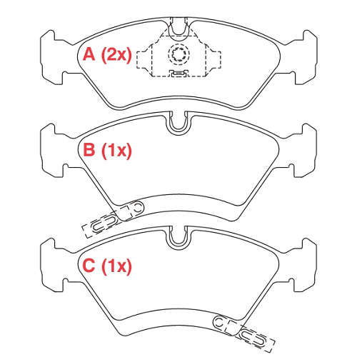 PASTILHA DE FREIO FREIO MERIVA