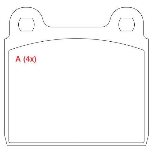 PASTILHA DE FREIO FREIO KOMBI