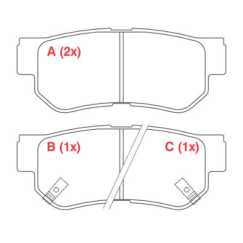 PASTILHA DE FREIO FREIO KIA SPORTAGE 04> TR