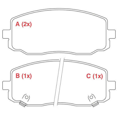 PASTILHA DE FREIO FREIO KIA PICANTO
