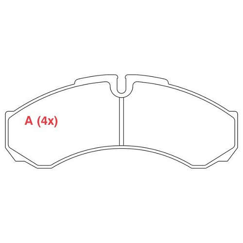 PASTILHA DE FREIO FREIO IVECO