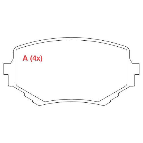 PASTILHA DE FREIO FREIO GRAND VITARA 99>