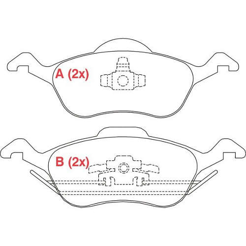 PASTILHA DE FREIO FREIO FOCUS