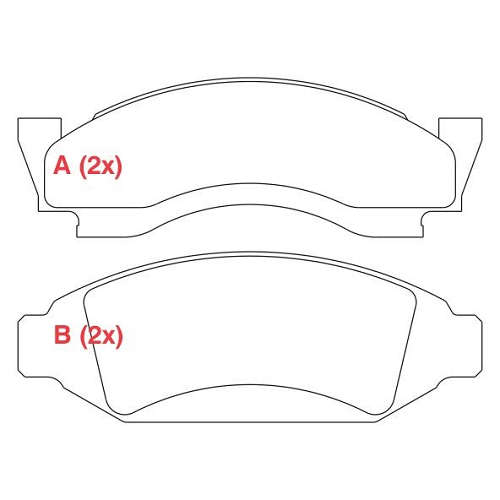 PASTILHA DE FREIO FREIO F-1000
