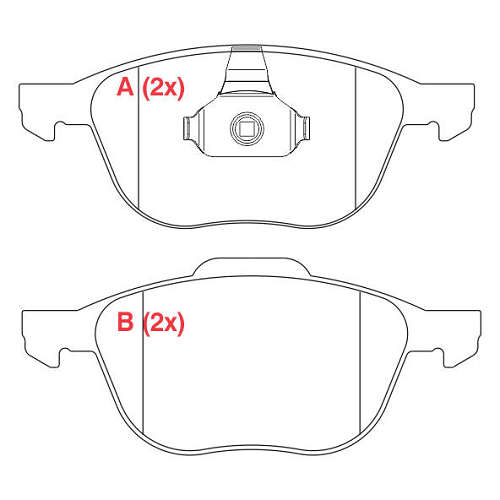 PASTILHA DE FREIO FREIO ECOSPORT AUT./FOCUS