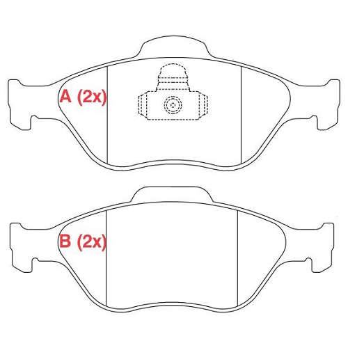 PASTILHA DE FREIO FREIO ECOSPORT
