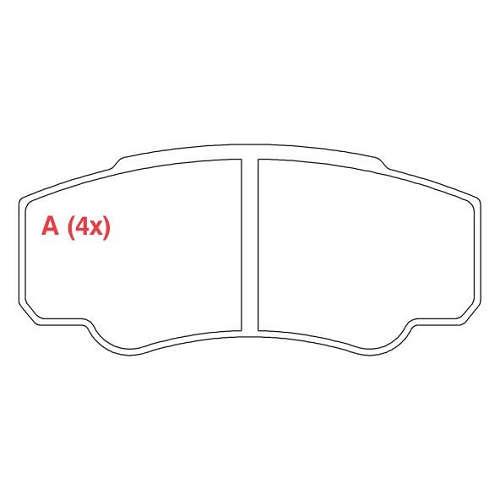 PASTILHA DE FREIO FREIO DUCATO 2003 TRAS