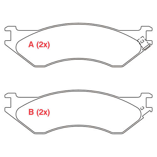 PASTILHA DE FREIO FREIO DODGE RAM 2500 05>