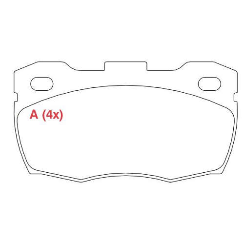 PASTILHA DE FREIO FREIO DEFENDER OBILOGO