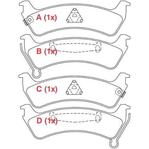 PASTILHA DE FREIO FREIO CHEROKEE 93/98 TRAS
