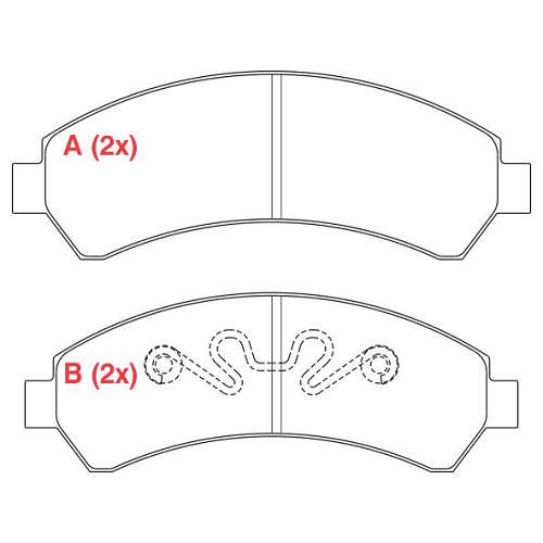 PASTILHA DE FREIO FREIO BLAZER 4X4