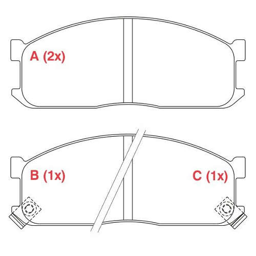 PASTILHA DE FREIO FREIO BESTA ST