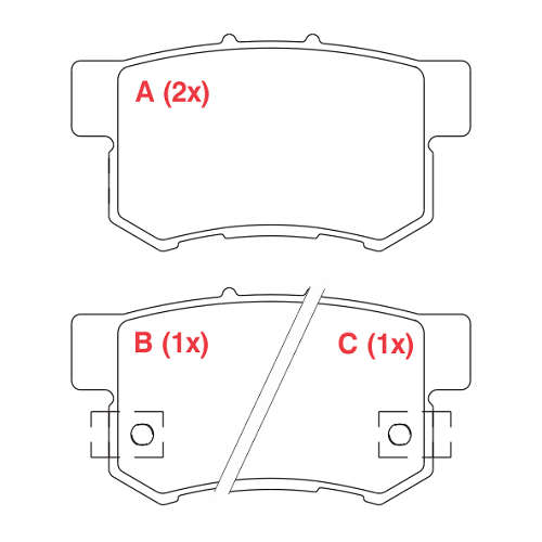 PASTILHA DE FREIO FREIO ACCORD / SONATA