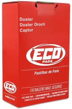 Pastilha de Freio Dianteira Duster 1.6 (11/) ECO-1512