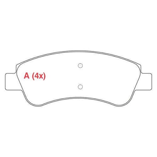 PASTILHA DE FREIO FREIO XSARA 01>