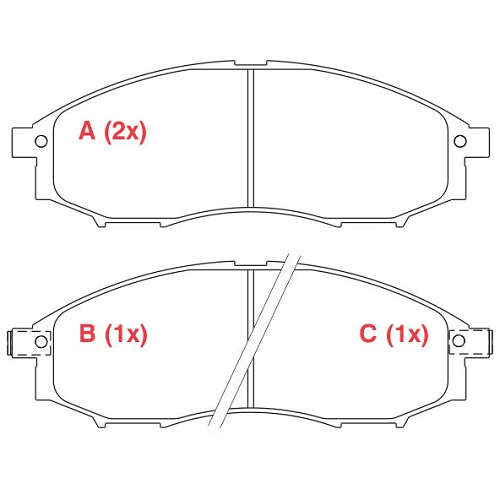 PASTILHA DE FREIO FREIO X TERRA