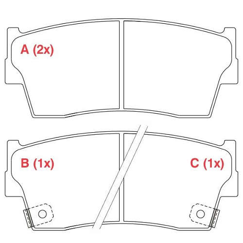 Pastilha De Freio Dianteiro Suzuki Vitara 1.6
