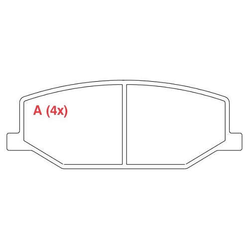 PASTILHA DE FREIO FREIO SUZUKI SAMURAI 95>