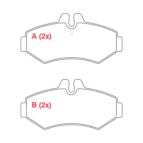 Pastilha de Freio Sprinter Traz