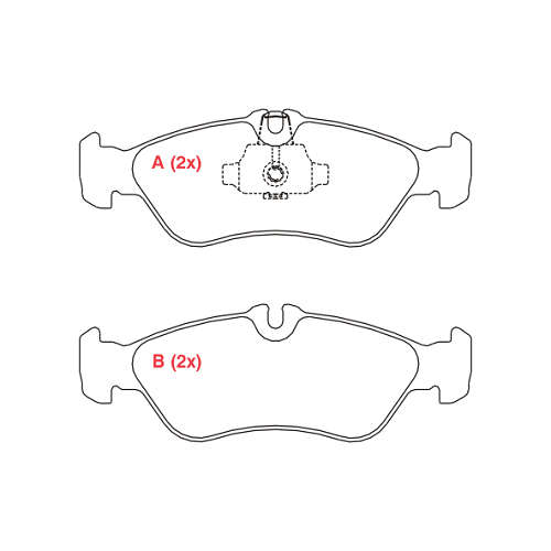 PASTILHA DE FREIO FREIO SPRINTER CDI