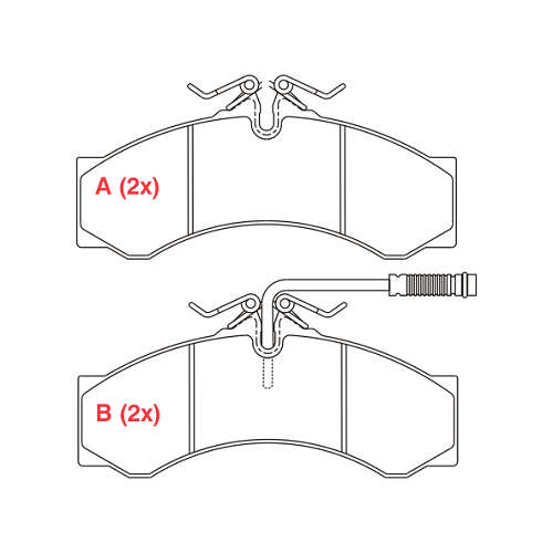 PASTILHA DE FREIO FREIO SPRINTER