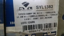 Pastilha De Freio Dianteiro - Camry / Corolla - Syl-1382