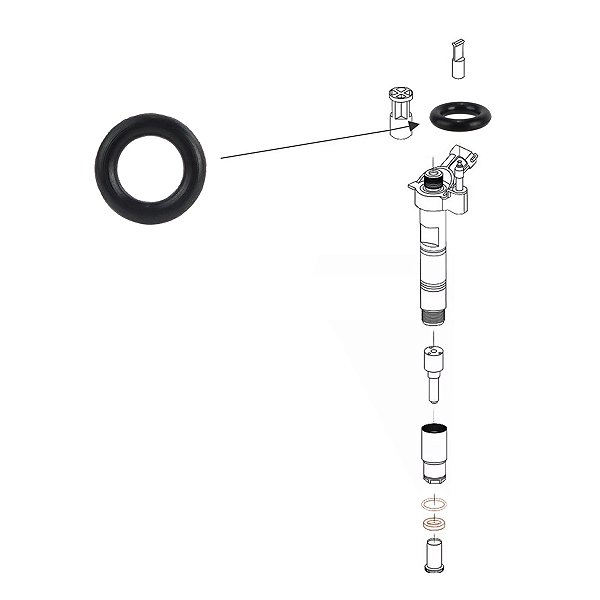 Anel Oring Vedação Retorno Bico Injetor Amarok 3.0 V6 - 059130119