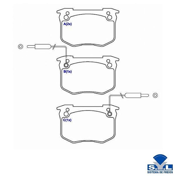 Pastilhas De Freio Dianteira Peugeot 504 / 505 / Pick-up