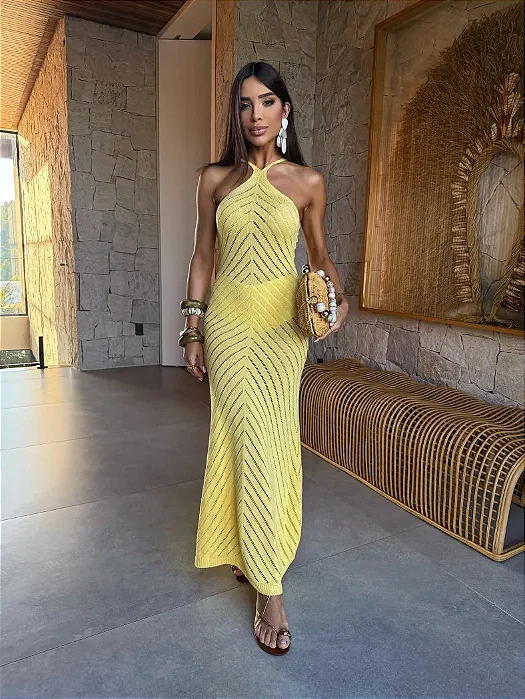 VESTIDO SOLYMAR AMARELO