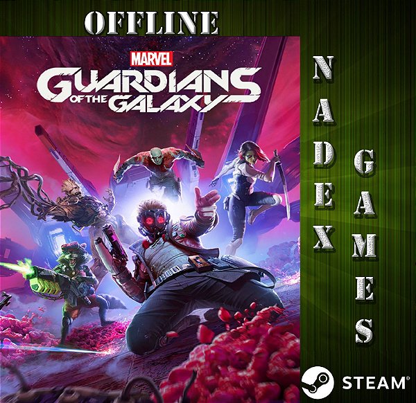 Marvel's Guardians of the Galaxy Steam Offline + JOGO BRINDE (DESCRIÇÃO DO ANUNCIO)
