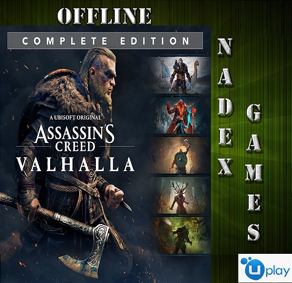 Assassins Creed Valhalla Complete Edition Uplay Offline +  JOGO BRINDE