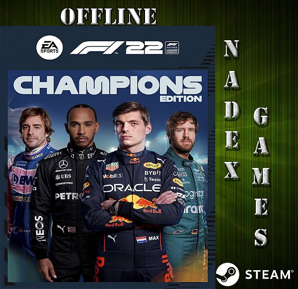 F1 2022 Champions Edition Steam Offline + JOGO BRINDE (DESCRIÇÃO DO ANUNCIO)
