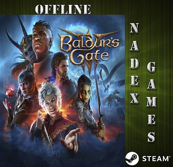 Baldur's Gate 3 Steam Offline - Nadex Games