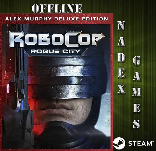 Robocop: Rogue City Alex Murphy Edition Steam Offline + JOGO BRINDE (DESCRIÇÃO DO ANUNCIO)