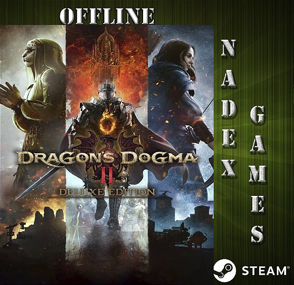 Dragon's Dogma 2 Deluxe Edition Steam Offline + JOGO BRINDE (DESCRIÇÃO DO ANUNCIO)