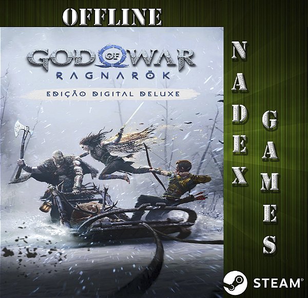 God of War Ragnarök Edição Digital Deluxe Steam Offline + JOGO BRINDE