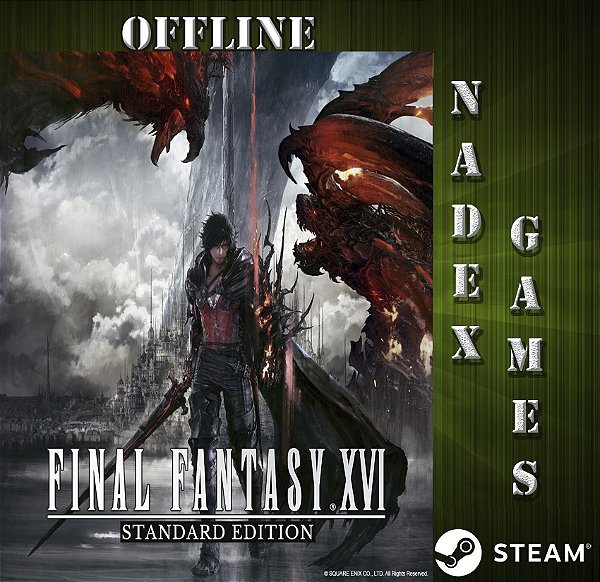 FINAL FANTASY XVI STANDARD EDITION Steam Offline + JOGO BRINDE (DESCRIÇÃO DO ANUNCIO)