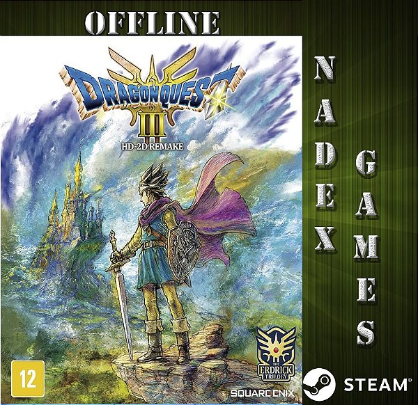 DRAGON QUEST III HD-2D Remake Steam Offline + JOGO BRINDE (DESCRIÇÃO DO ANUNCIO)