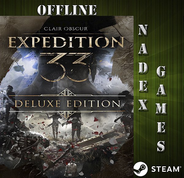 Clair Obscur: Expedition 33 Deluxe Edition Steam Offline + JOGO BRINDE (DESCRIÇÃO DO ANUNCIO)