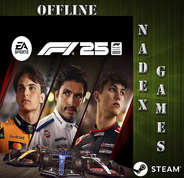 F1 25 Standard Steam Offline + JOGO BRINDE (DESCRIÇÃO DO ANUNCIO)