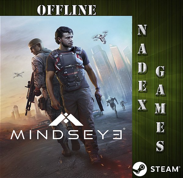 MindsEye Steam Offline + JOGO BRINDE (DESCRIÇÃO DO ANUNCIO)