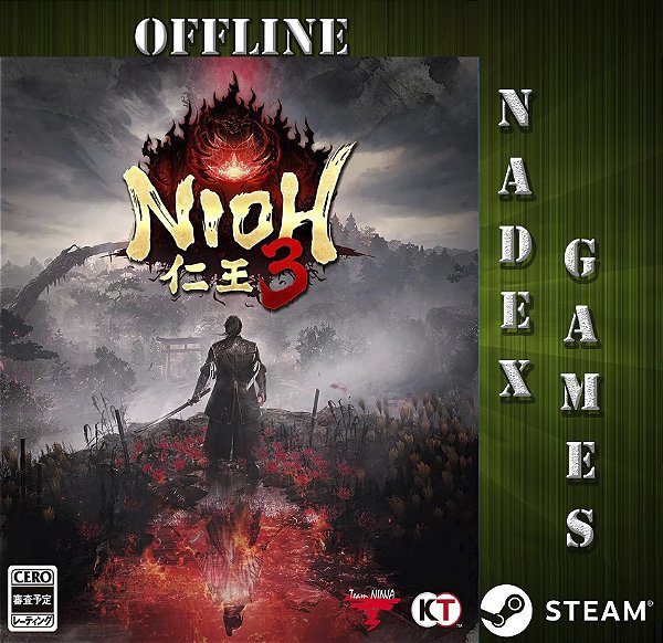 Nioh 3 PRÉ-VENDA Steam Offline + JOGO BRINDE (DESCRIÇÃO DO ANUNCIO)