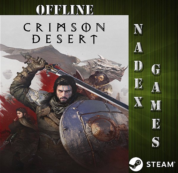 Crimson Desert Deluxe Edition PRÉ-VENDA Steam Offline + JOGO BRINDE (DESCRIÇÃO DO ANUNCIO)