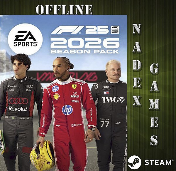 F1 25: Season 2026 Steam Offline + JOGO BRINDE (DESCRIÇÃO DO ANUNCIO)