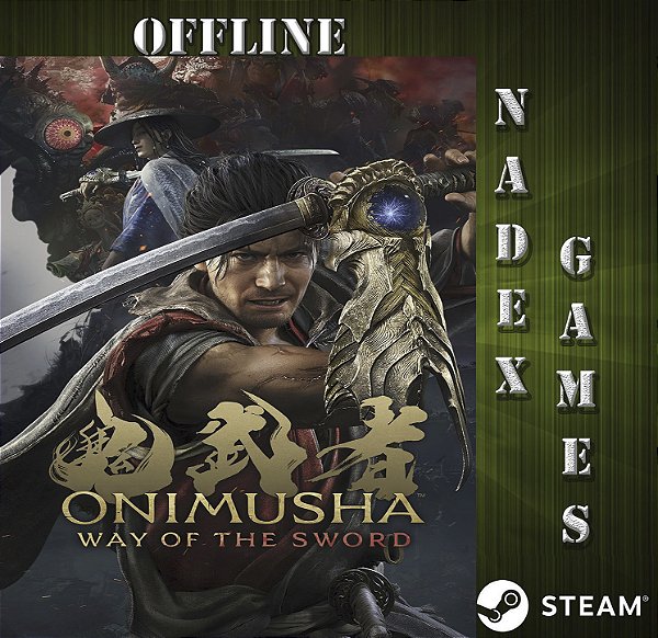 Onimusha: Way of the Sword Deluxe Steam Offline + JOGO BRINDE (DESCRIÇÃO DO ANUNCIO)